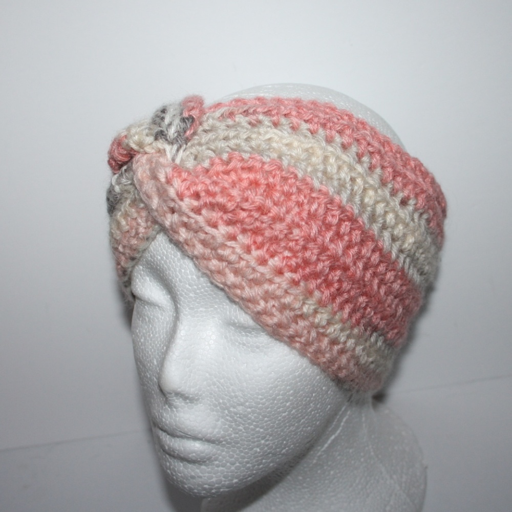 NWOT Winter Crocheted Earwarmer Alpaca Wool - Picture 2 of 5
